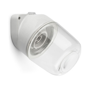 APPLIQUE LISILUX THPG MUR / VERRE CLAIR 75W M