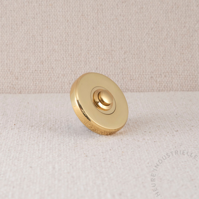 BOUTON DE SONNETTE 12V DIAM. 50MM LAITON POLI BOUTON DE SONNETTE 12V DIAM. 50MM LAITON POLI