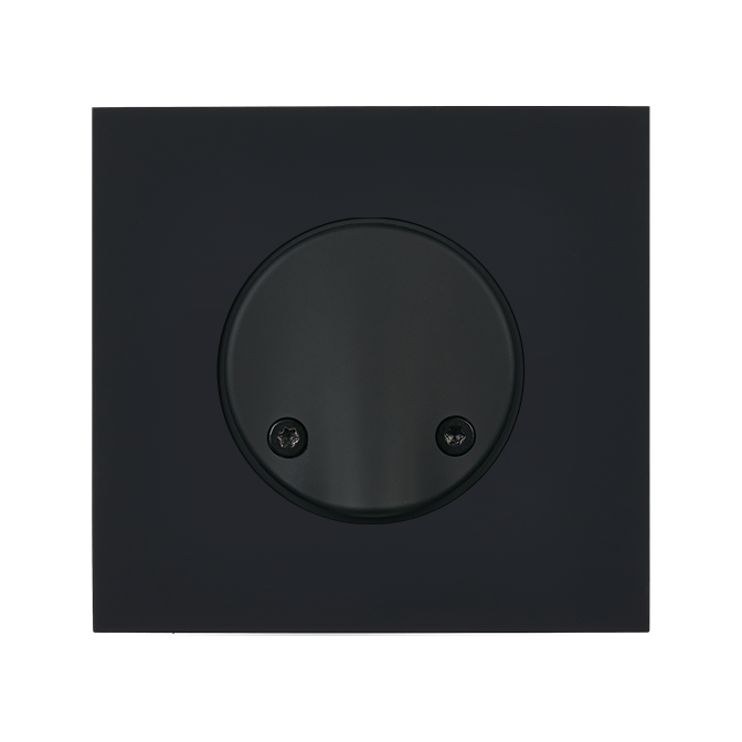 Façade Désir Noir Mat Simple Sortie De Cable