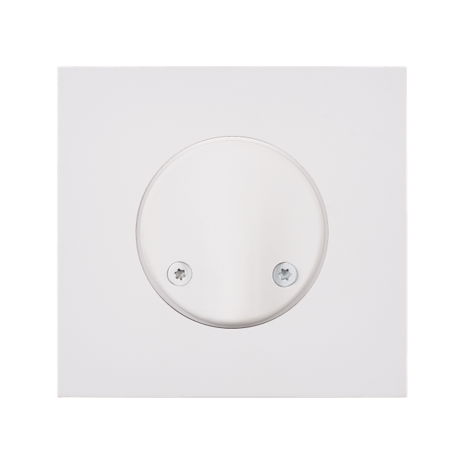 Façade Désir Blanc Mat Simple Sortie De Cable