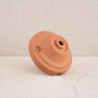 Rosace lisse en terre cuite - ROSONE LISCIO COTTO D.70 MM