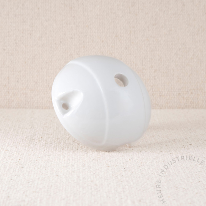 Rosace à coupole lisse Blanc - ROSONE A CUPOLA LISCIO BIANCO D.90 MM