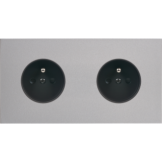 Façade Désir Alu Mat Double Horizontale PC Pc