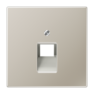 Enjoliveur pour simple prise IAE/UAE / LS 990 Métal Inox