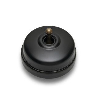 DIMBLER VV NOIR MAT/ BASE PORCELAINE NOIRE