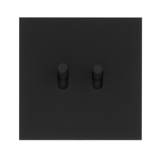 Art d'Arnould Epure double poussoir - noir mat