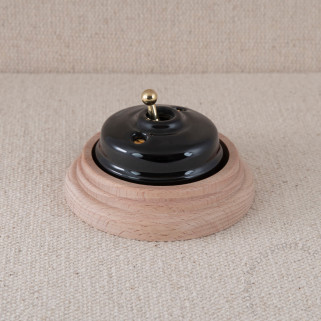 BP Dimbler porc. noire +socle Bois brut