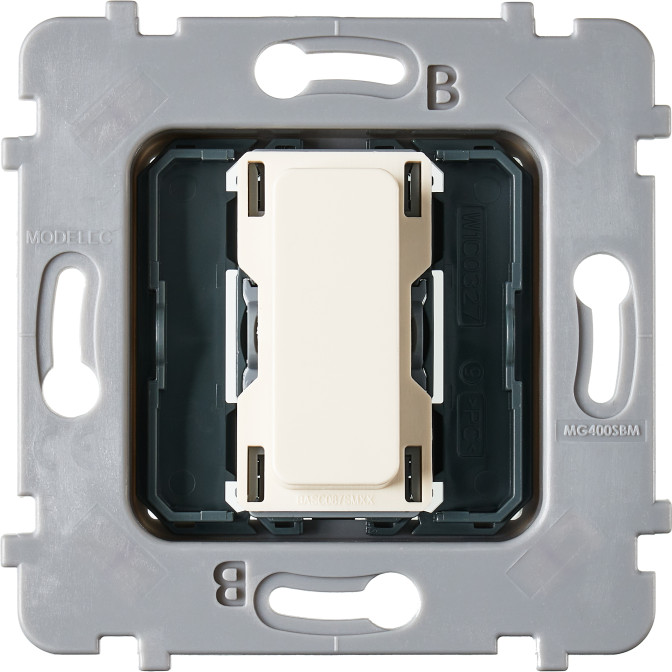 Mécanisme Plat Bouton Vv Ou Poussoir Collection M Ivoire