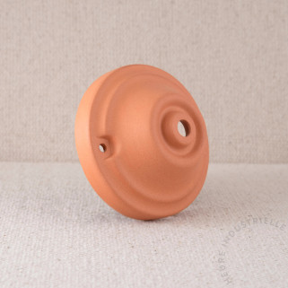 Rosace lisse en terre cuite - ROSONE LISCIO COTTO D.90 MM
