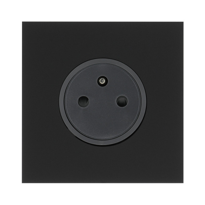 Art d'Arnould Epure prise de courant 2P+T 16A 250V - noir mat