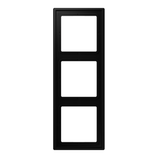 Cadre 3 postes / LS 990 noir mat
