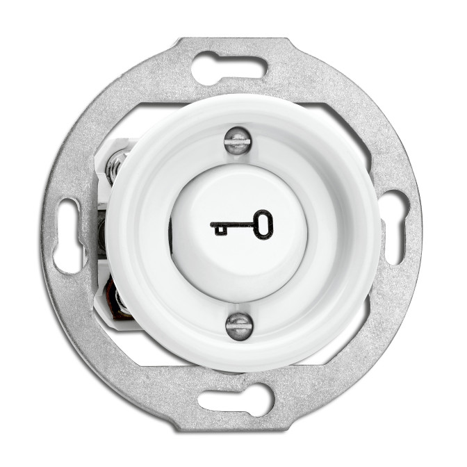 BP ROCKER SYMBOLE CLE PORCELAINE BLANCHE