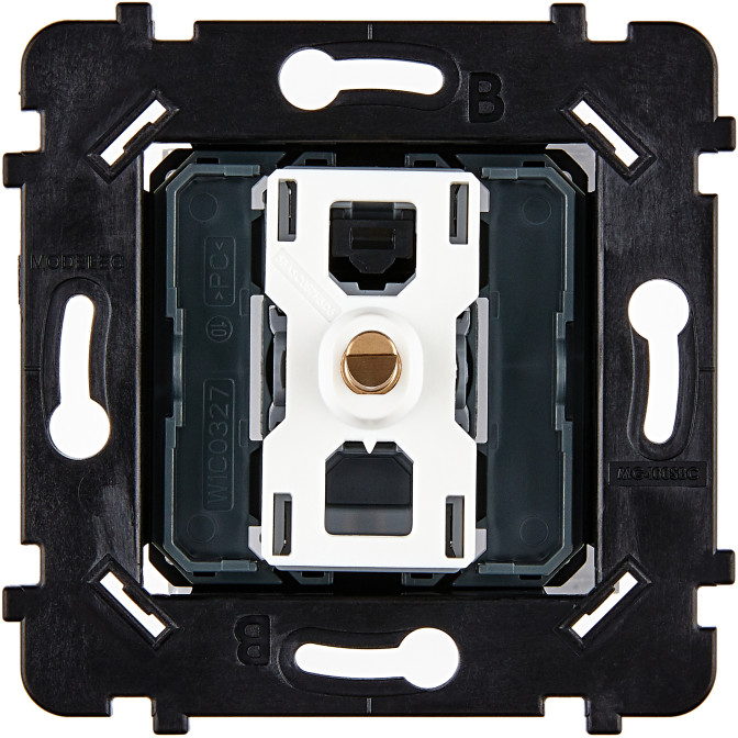 Mécanisme Vv Ou Poussoir Dore Support Blanc Collection Hitera