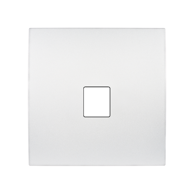 Façade Karo Blanc Simple 1 Media - Façade à clip.