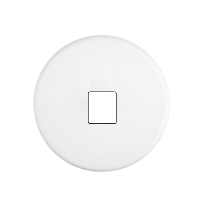 Façade Iris by MODELEC Blanc Simple 1 Media - Façade à clip.