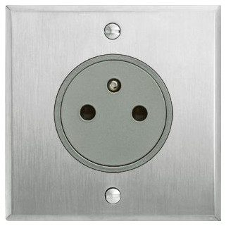 Art d'Arnould Mémoire prise 2P+T Surface 16A 250V - acier brossé