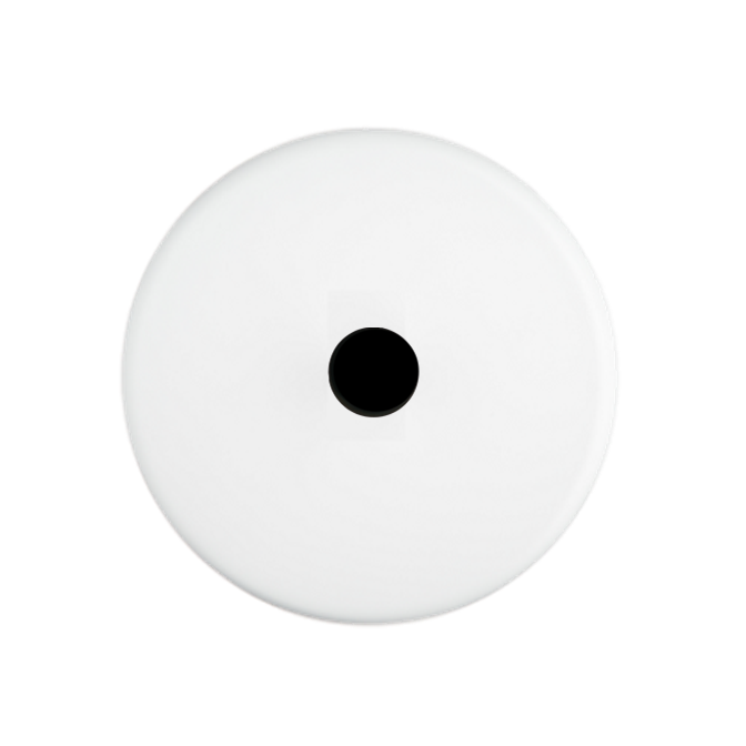 Façade Iris Blanc Soft Touch Simple Sortie De Cable