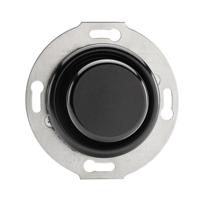 VARIATEUR UNIVERSEL LED 3-80W, 7-200W/VA BAKELITE NOIRE