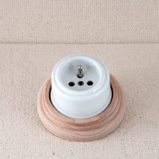 PCTGarby porc. blanche puits porc. blanchesocle Bois brut