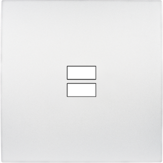 Façade Karo Blanc Ouverture Pour Chargeur Double Usb