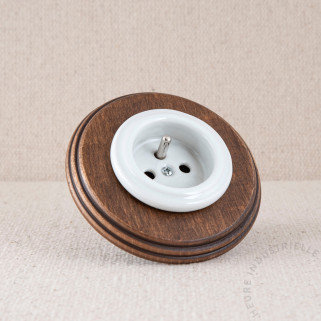 PCT Garby Colonial porc. BL puits porc. BL + plaque bois vieilli