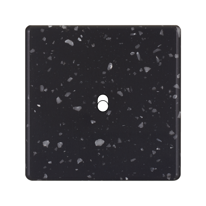 Façade Hitera Noir Terrazzo Simple à un levier. Façade à clip.