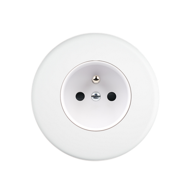 Façade Iris Blanc Soft Touch Simple PC 2P+T