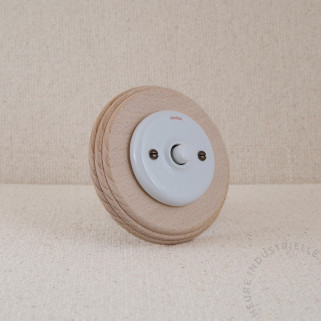 BP rond Garby Colonial porc. NO+ plaque porc. NO