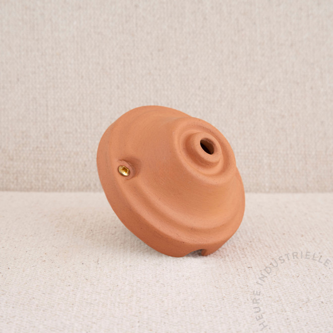 Rosace lisse en terre cuite - ROSONE LISCIO COTTO D.70 MM