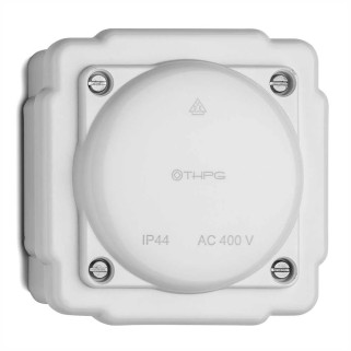 BOITE DE DERIVATION IP44  DUROPLAST BLANC CARREE