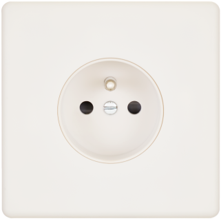 Façade Hitera Blanc Soft Simple Pc - Façade à clip.