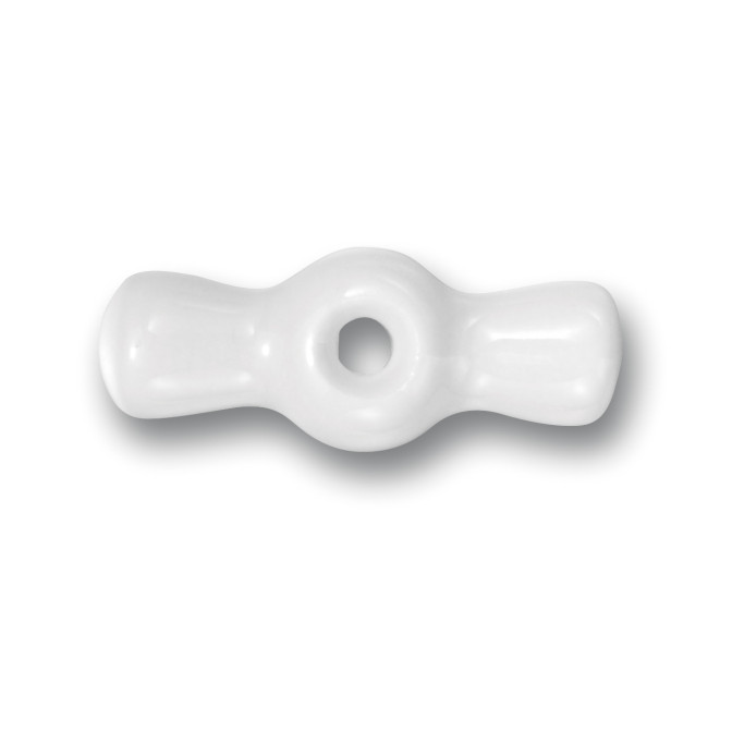 manette porcelaine blanche