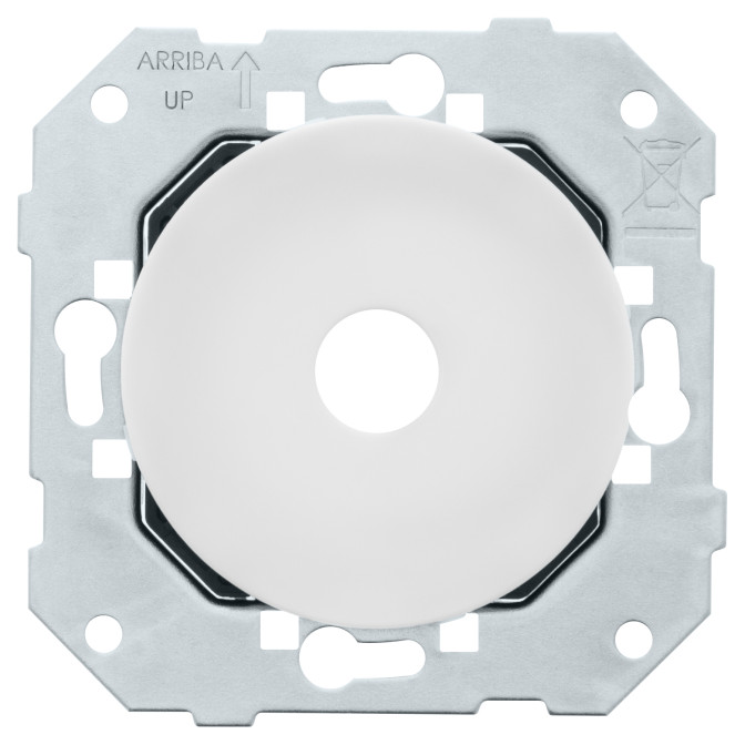 Sortie de câble DOM Blanc glossy