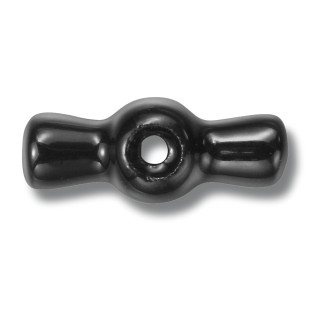 manette porcelaine noire