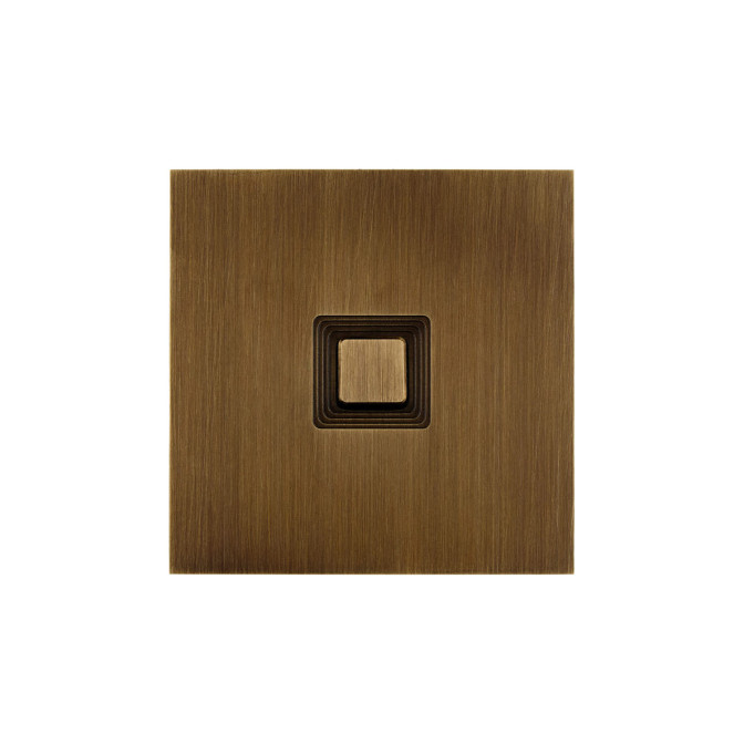 Interrupteur Modelec Empreintes Volume - Vieux Bronze