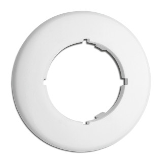 PLAQUE SIMPLE RONDE DUROPLAST BLANC (POUR PCT ET ALL)
