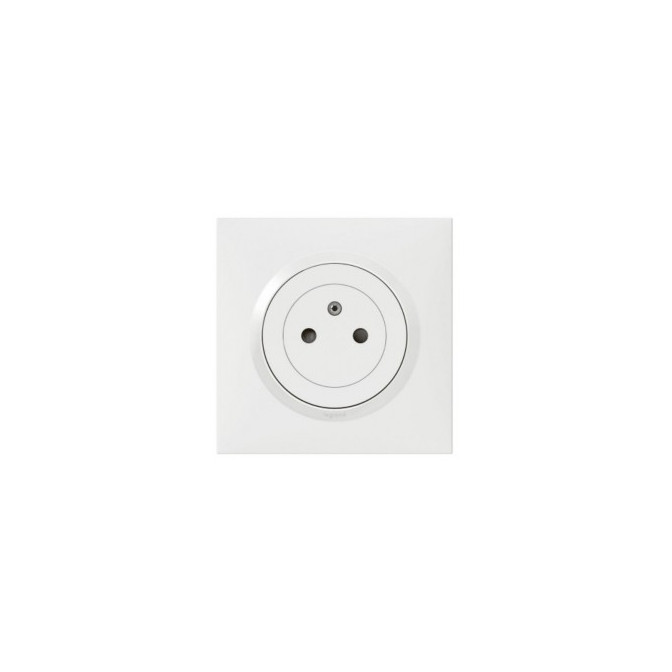 Prise de courant 2P+T Surface dooxie 16A finition blanc