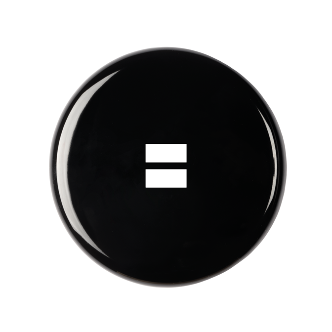 Façade Iris Porcelaine noire pour chargeur USB double